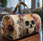 Hand-patterned handbag