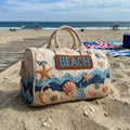 Hand-patterned handbag